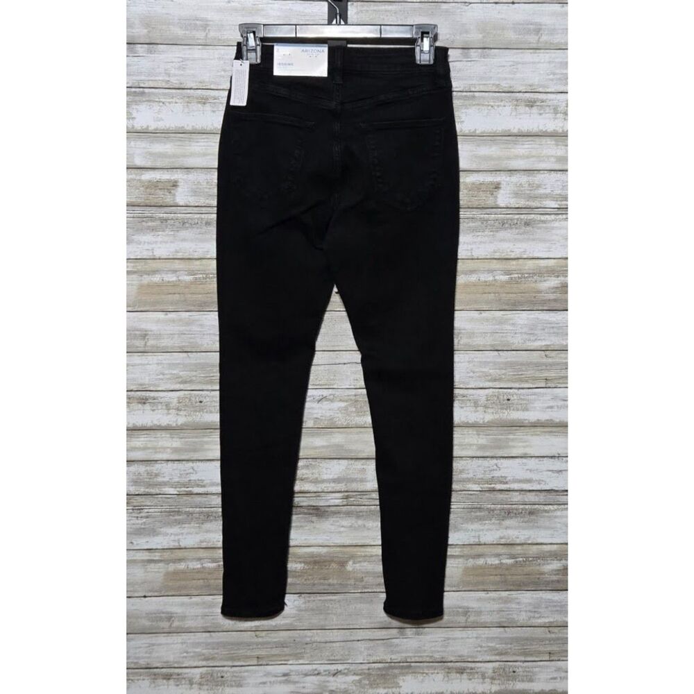 Arizona Juniors Women's High Rise Slimmest Leg Jegging- Size 0 Black - Picture 5 of 5